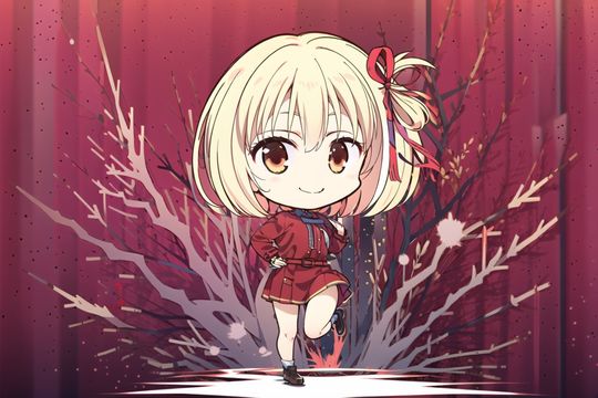 [SD 1.5][LORA]Yuzusoft Chibi Art Style LoRA (Komowata Haruka こもわた遙華) v1.0