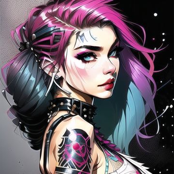 [SD 1.5][LORA]Beautiful Punk Women v1.0