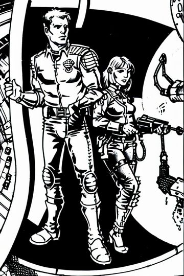 [SD 1.5][LORA]The Mechwarrior RPG Art 1990's LORA 1.1