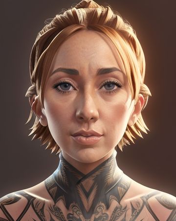 [SD 1.5][TextualInversion]Nobody_redhead_tattoo Nobody_redhead_tattoo