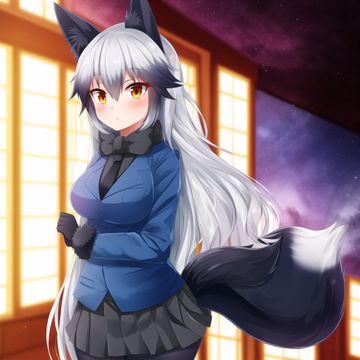 [Other][LORA]Silver Fox (Kemono Friends) silver fox