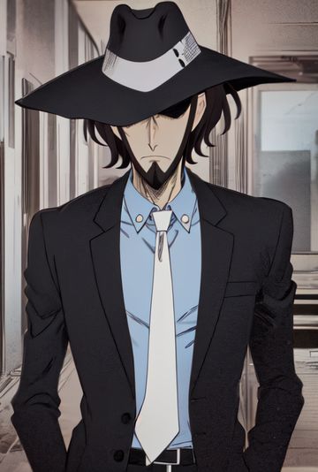 [SD 1.5][LORA]Jigen Daisuke (Lupin the Third Mine Fujiko to Iu Onna) JigenV1