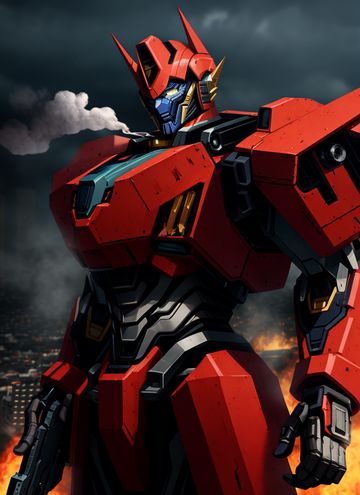[SD 1.5][TextualInversion]SXZ Optimus (Mecha and Robots) 6000 steps