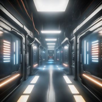 [SD 2.1 768][Checkpoint]djz Colony Corridor V21-768