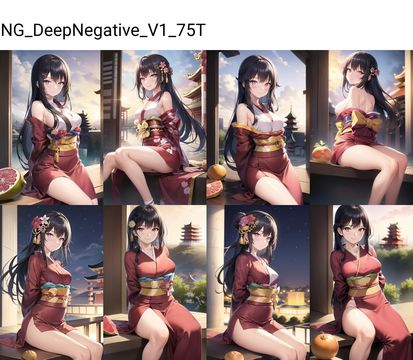 [SD 1.5][TextualInversion]Deep Negative V1.x V1 75T