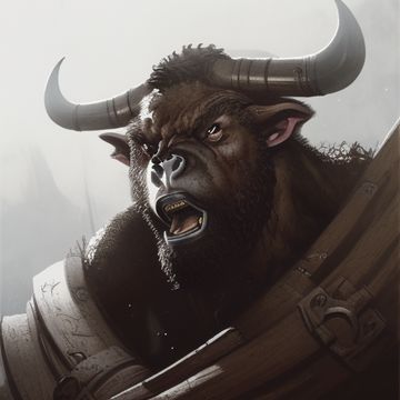 [SD 1.5][Checkpoint]DnDAi-Minotaur_Person DnDAi   Minotaur Person