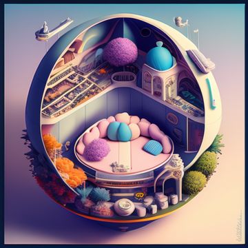 [SD 1.5][TextualInversion]Isometric Dreams 1.5: 2000 (TI)  1