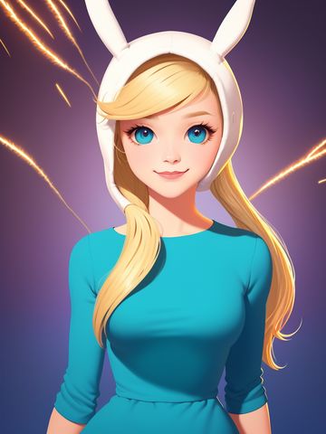 [SD 1.4][Hypernetwork][ArtRaccoonee] Fionna the Human v1.0