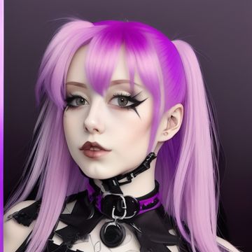 [SD 1.5][TextualInversion]egirl, alt makeup, idk V5