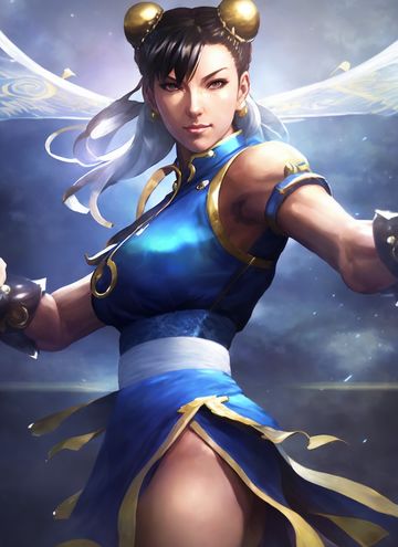 [SD 1.5][Checkpoint]Game Characters Street Fighter - Chun-Li